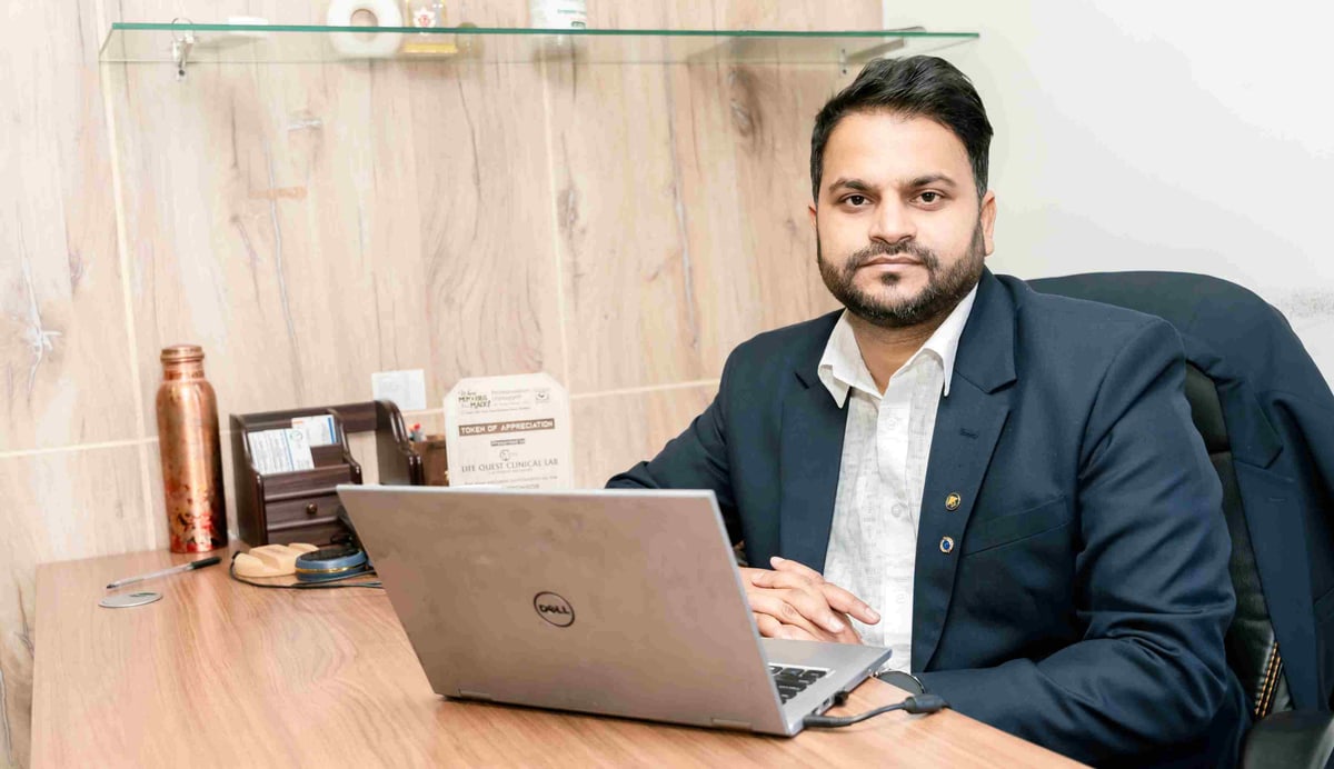 Rakesh Pokhrel, Managing Director and Founder of Life Quest Clinical Lab